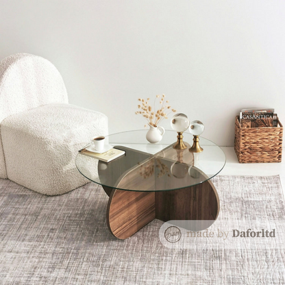 Table basse Bubble  en verre