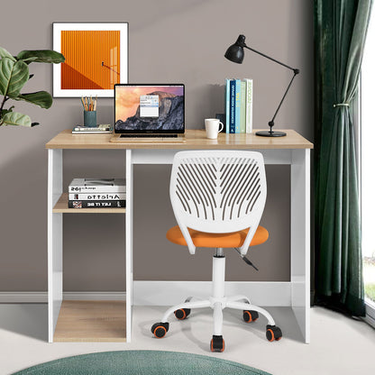 Bureau d'ordinateur moderne blanc