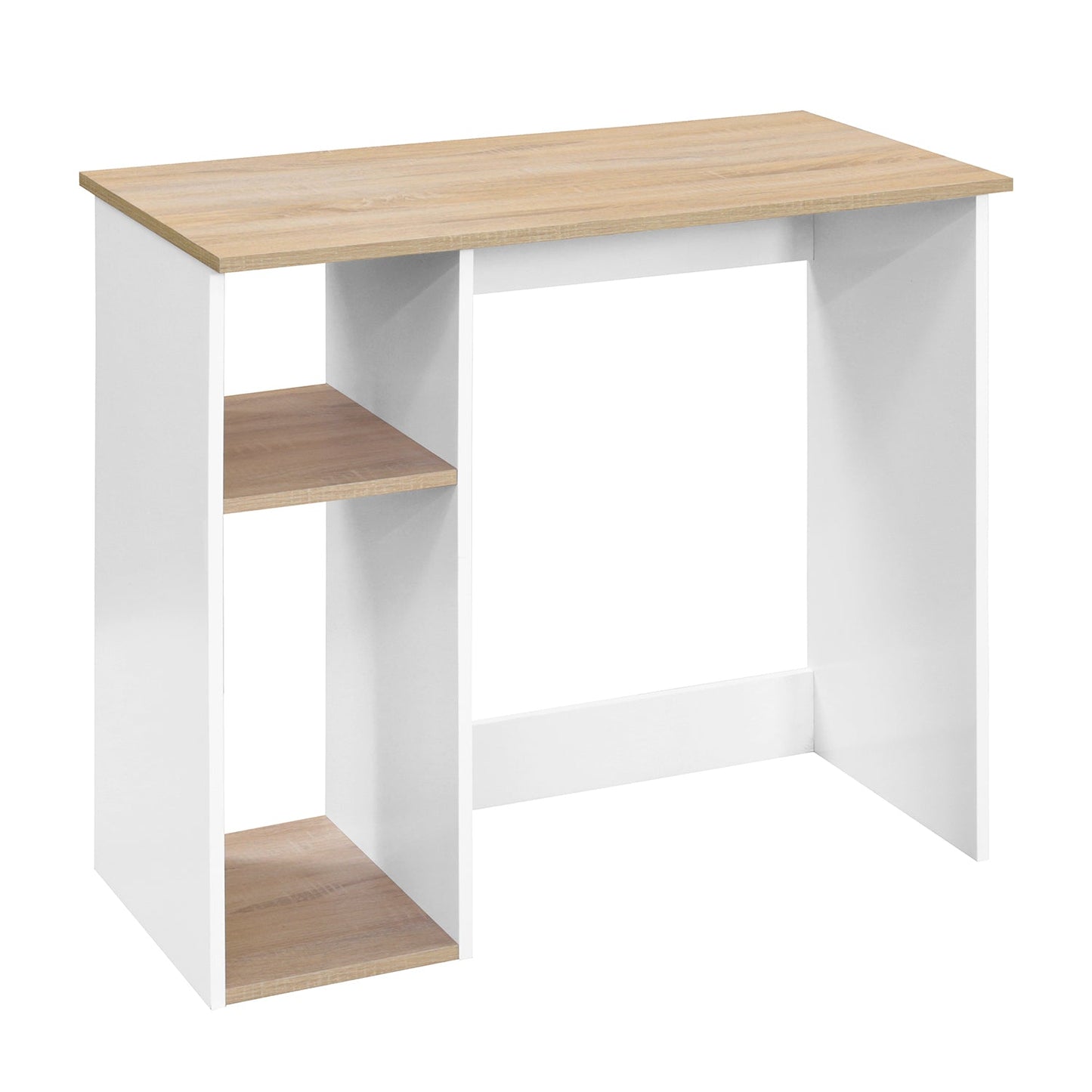 Bureau d'ordinateur moderne blanc