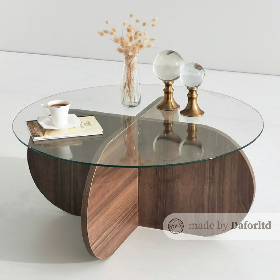 Table basse Bubble  en verre