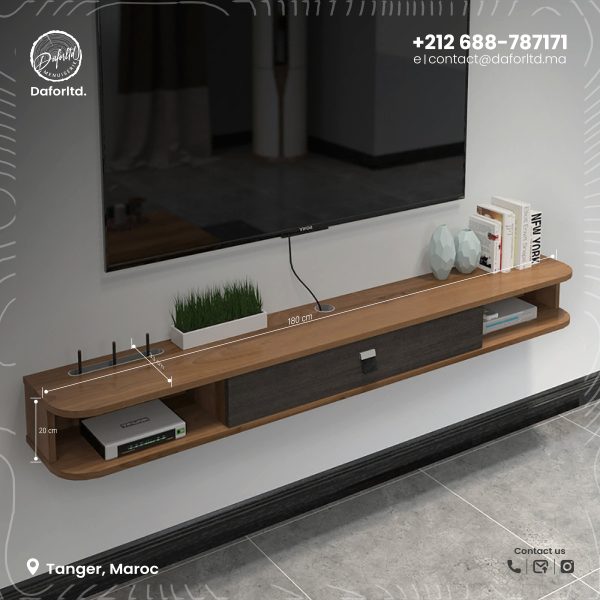 Eclan Meuble TV Suspendu - Noye
