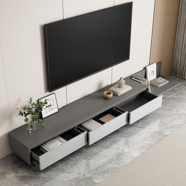 Meuble TV moderne extensible en bois