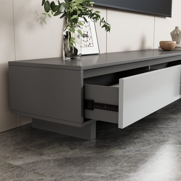 Meuble TV moderne extensible en bois