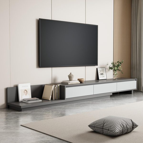 Meuble TV moderne extensible en bois